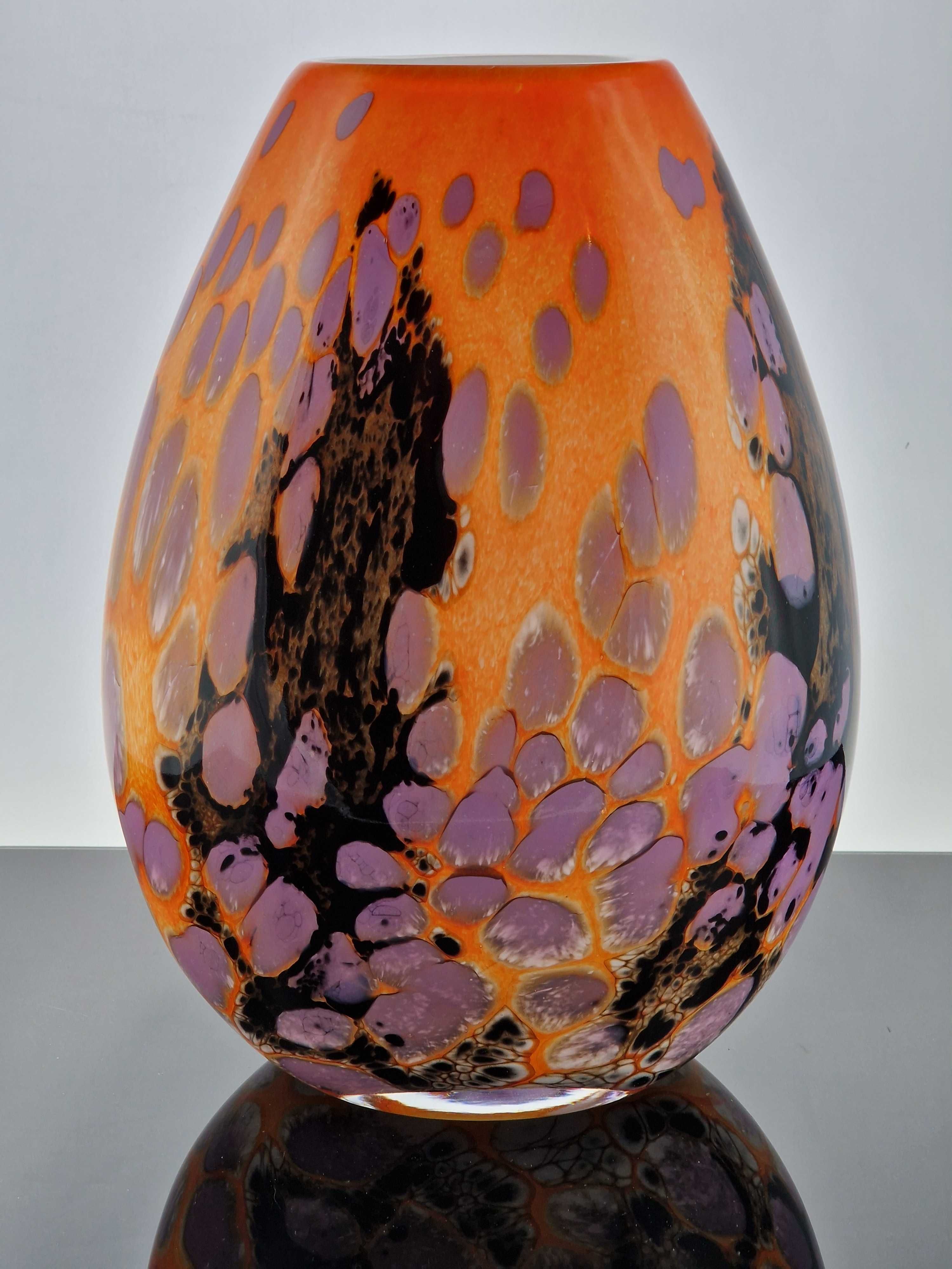 Szklany wazon – Kropla koloru.