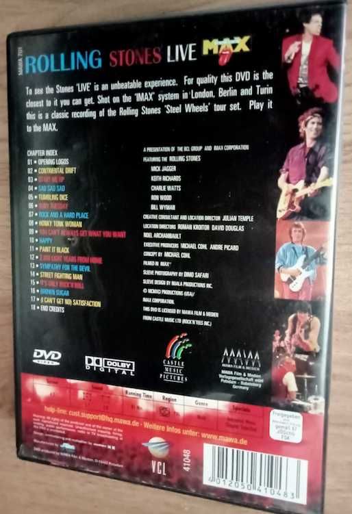 dvd: "Rolling Stones live at The Max"