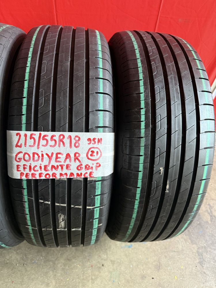 Pneus 215/55/18 Hankook + Goodiyear Impecaveis