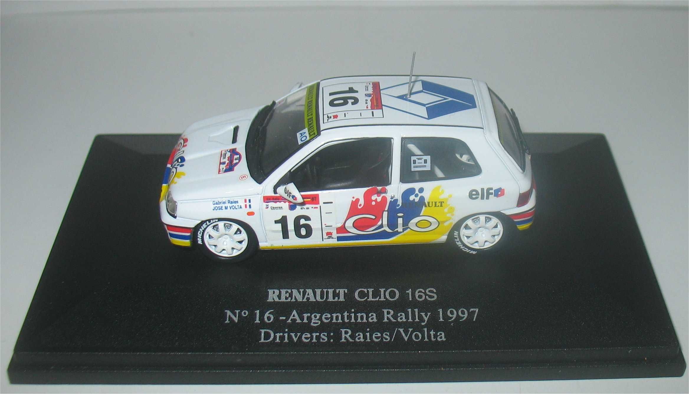 UH - Renault Clio Williams - Rally da Argentina 1997 - Gabriel Raies