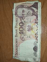 Banknot 100zl 1982