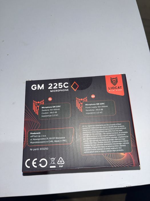 mikrofon LIOCAT GM 225C