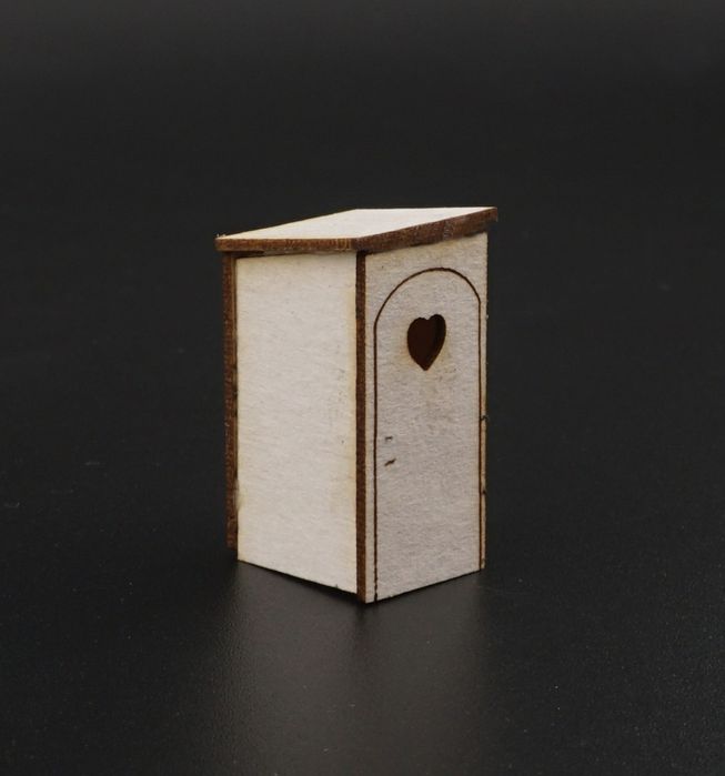 WC Wychodek wygódka sławojka TOI TOI toaleta H0 2szt