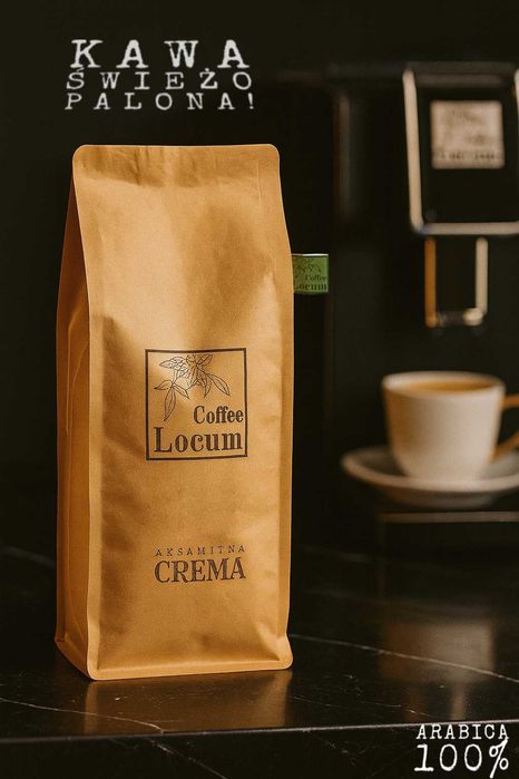 Kawa świeżo palona- Aksamitna Crema gęsta kremowa pianka! Velvet Crema