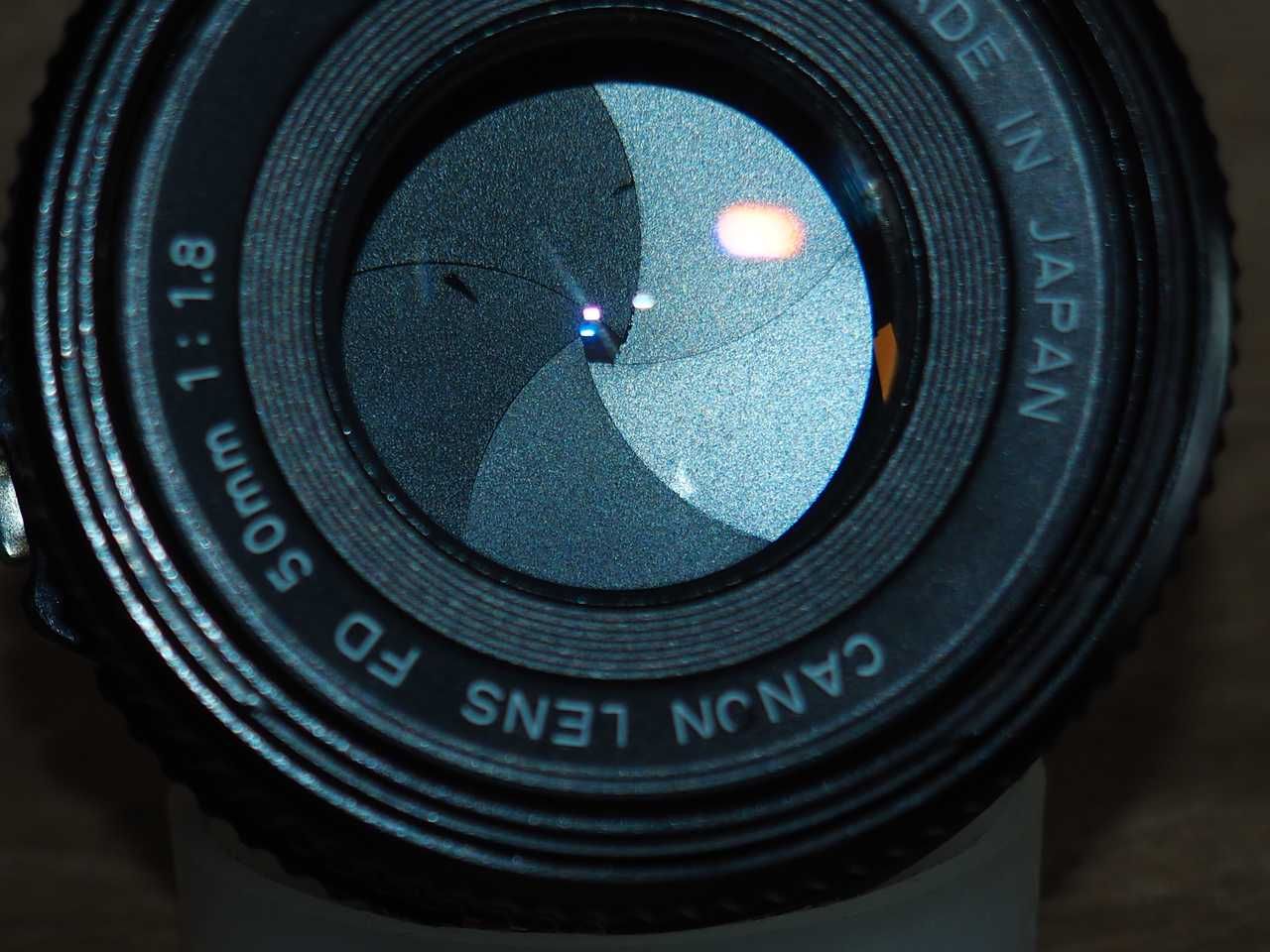 Obiektyw Canon FDn 50mm f1.8.