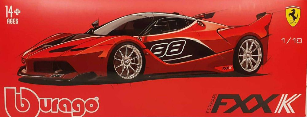 1/18 Ferrari FXX-K#88 - Burago signature
