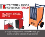 Osuszacz powietrza. Wentylator. Nagrzewnica elektr. olejowa, pompa.