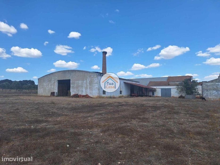 Terreno Urbano com Casas e Armazém e Terreno Rústico em Santa Luzia no