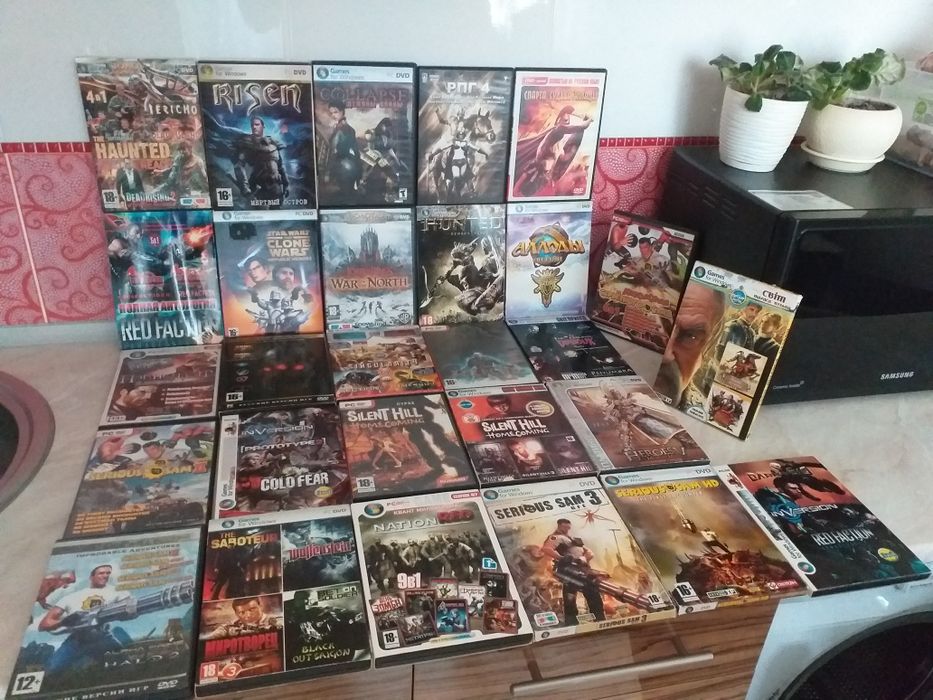Продам игры на компьютер Stalker. CRYSIS. BATTLEFIELD.