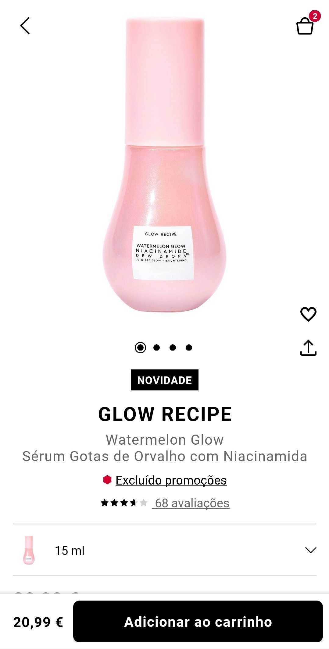 Conjunto Glow Recipe 3 Produtos (NOVO)