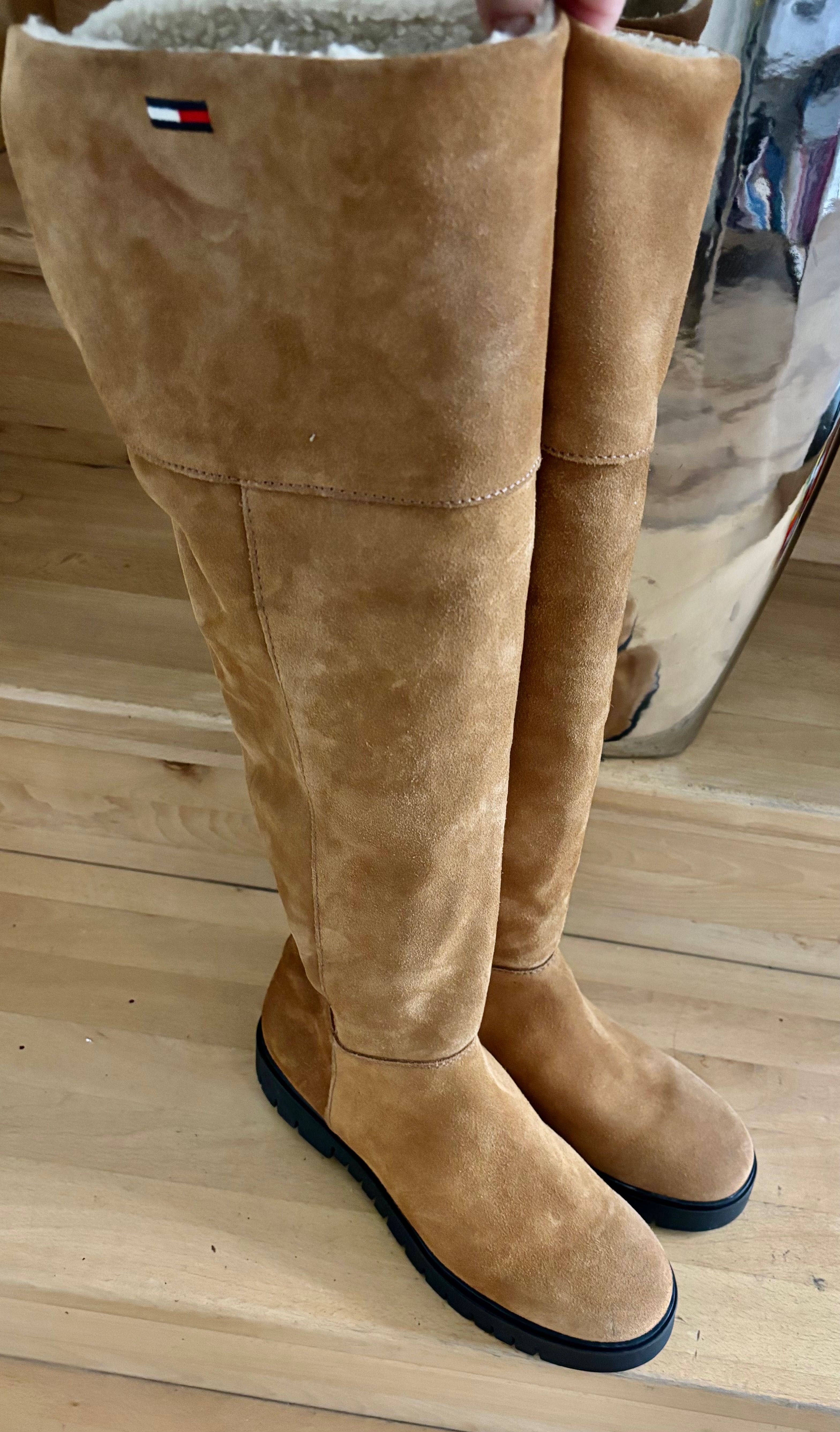 Tommy Jeans Muszkieterki Warmlined Long Boot EN0EN01994 Brązowy