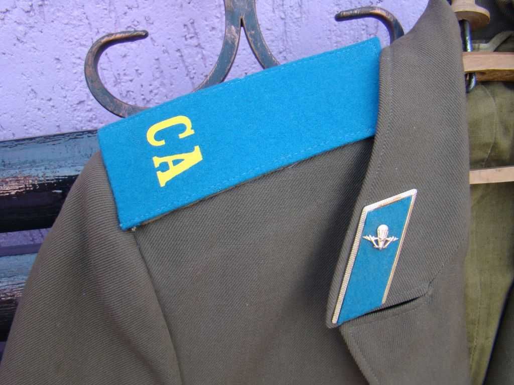 Дембельский китель, берет, тельняшка рядового ВДВ ВС СССР (афганец).