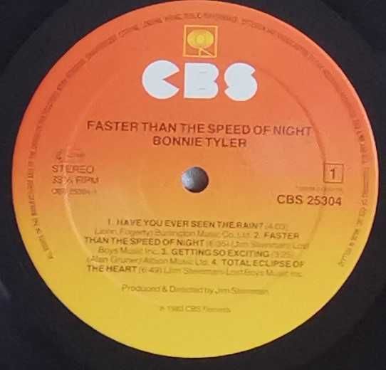 Bonnie Tyler – Faster Than The Speed Of Night