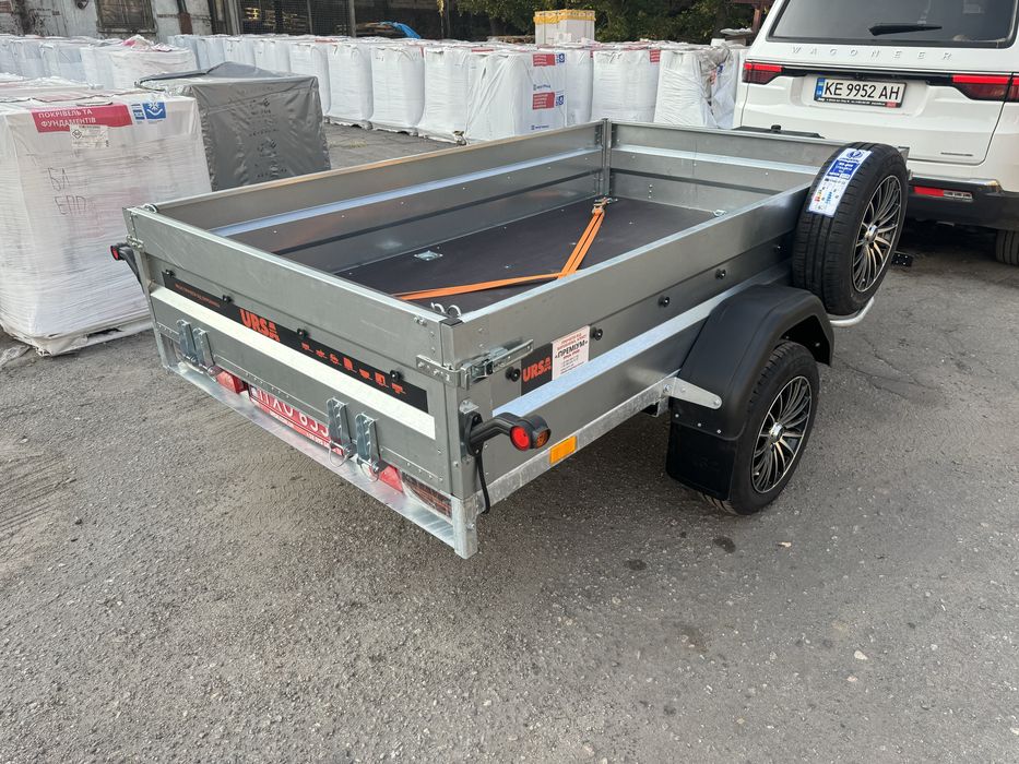 Прицеп, бортовой, оцинкованный от завода Ursa, Урса