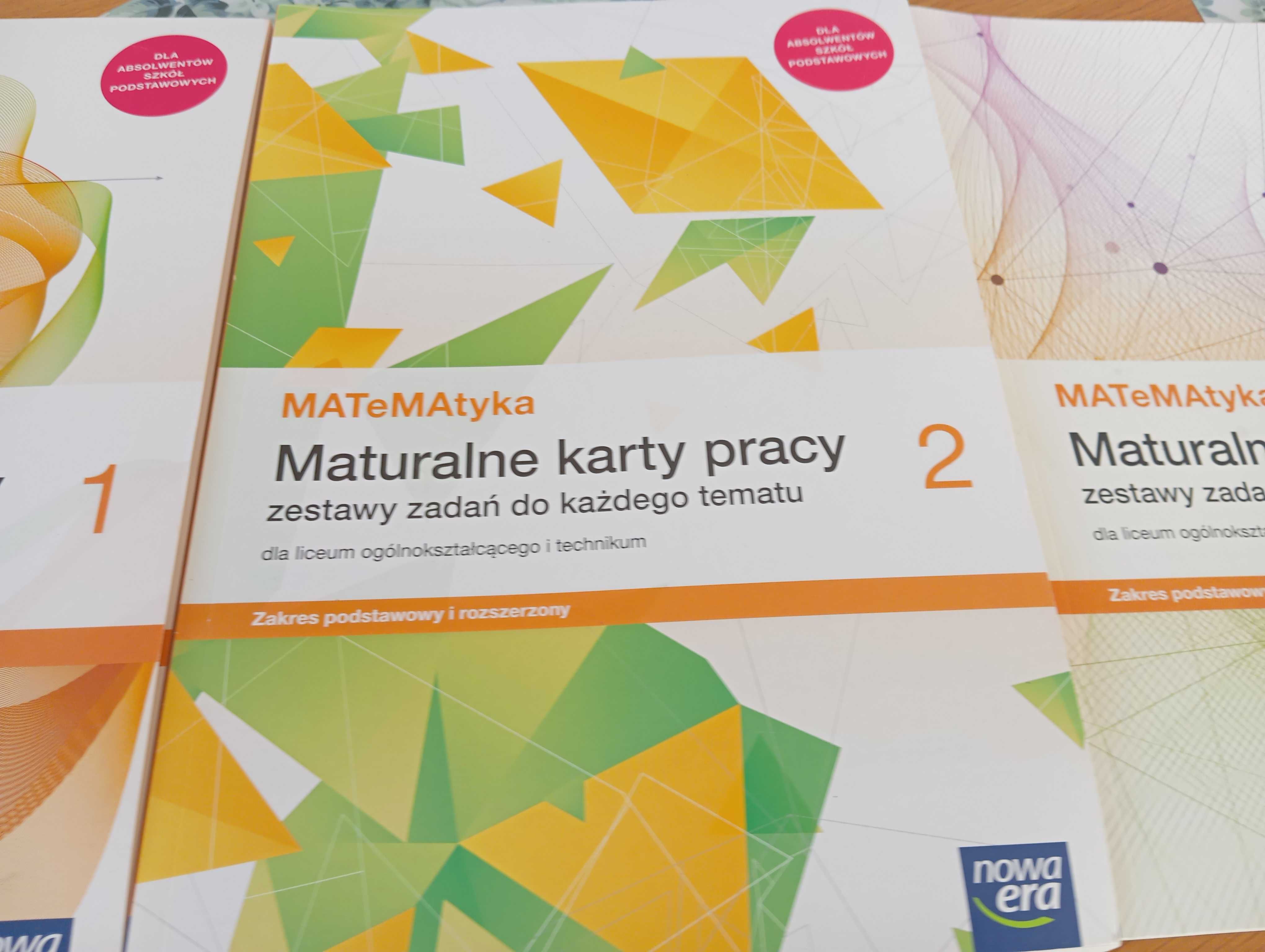 Matematyka 1,2,3 Maturalne karty pracy Nowa Era