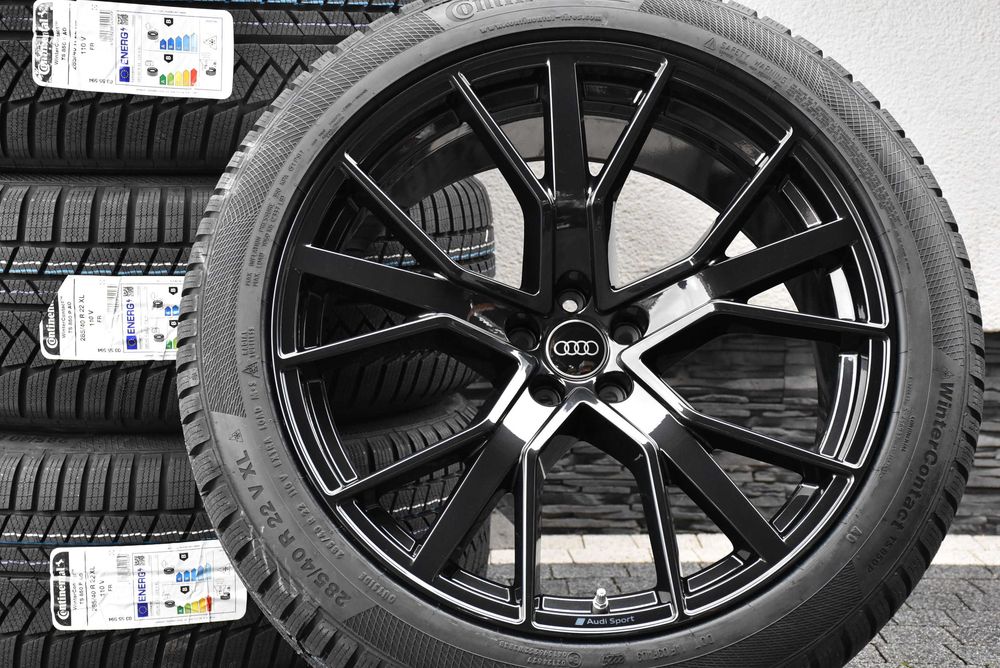 NOWE KOŁA ZIMOWE Audi Q8 SQ8 RSQ8 285/40r22 NOWE OEM Continental AO 25