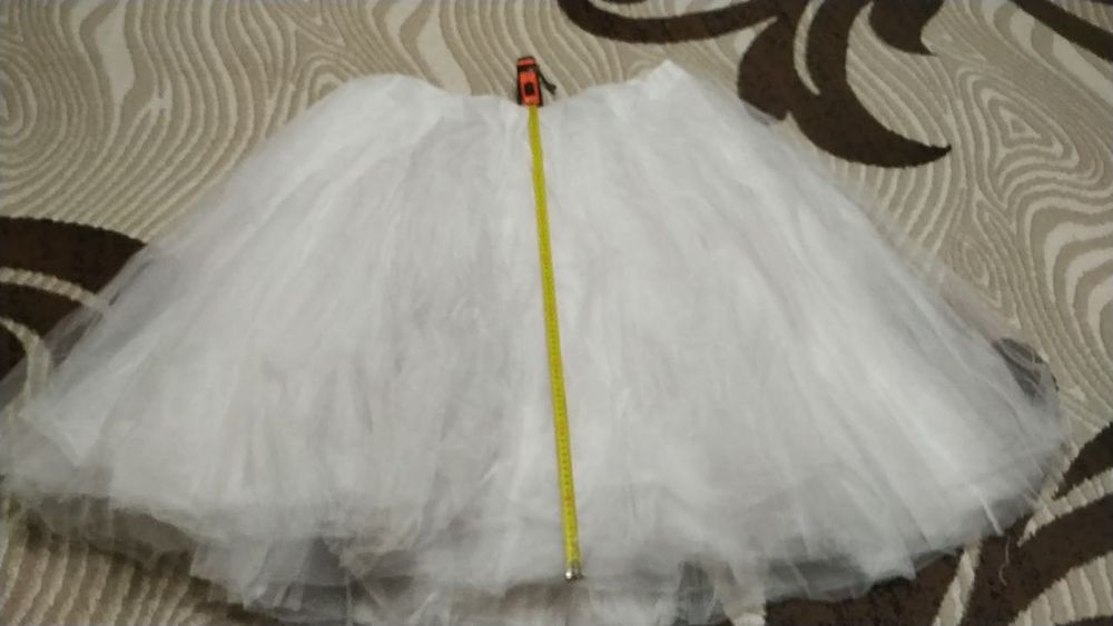 Тканина фатин білий