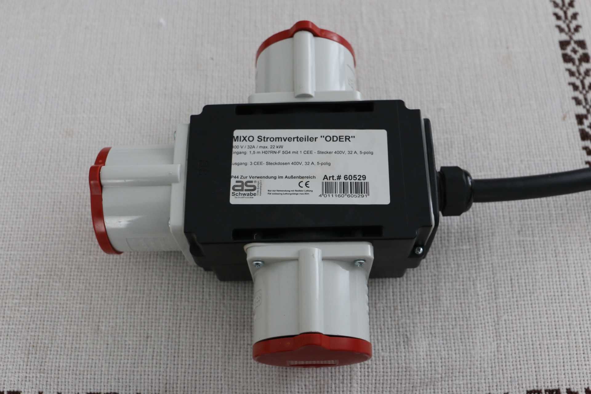 as - Schwabe 60529 Mixo Lub Dystrybutor Zasilania, IP44