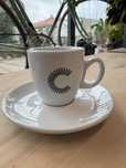 Filiżanka Cannondale ze spodkiem do kawy espresso