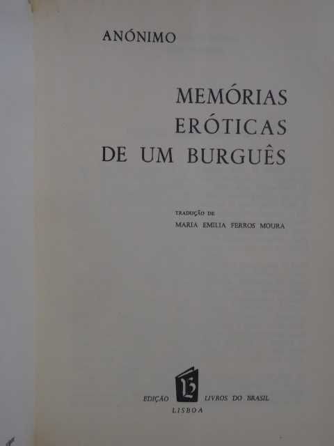 Memórias Eróticas de um Burguês de Anónimo