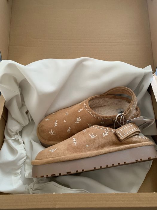 Сабо клоги з хутром  Zara