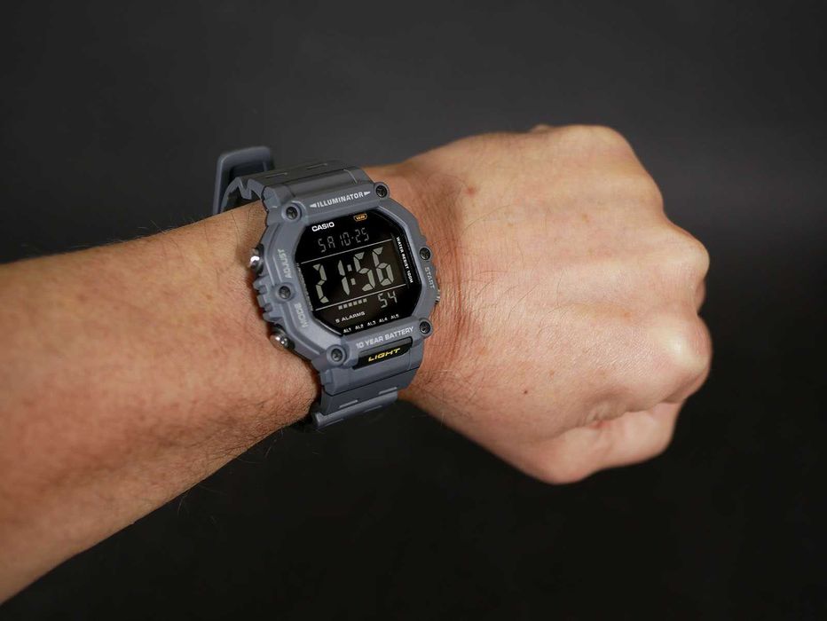 Casio AE-1600H-8BV. 10 лет батарейка