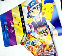Ekstra zestaw Album A5 na karty Pokemon + karty nowe