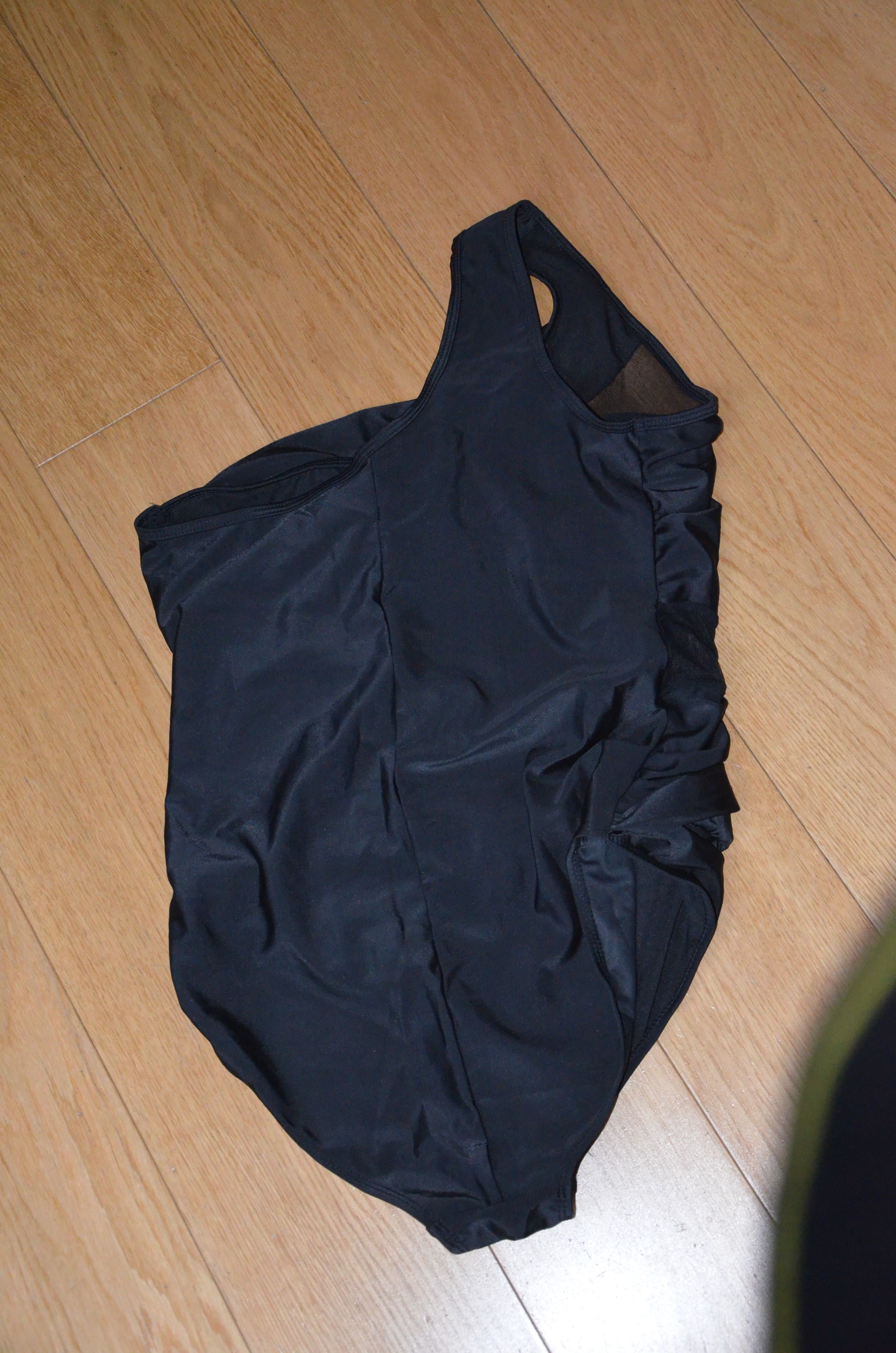 strój kąpielowy r. xl czarny z siateczką