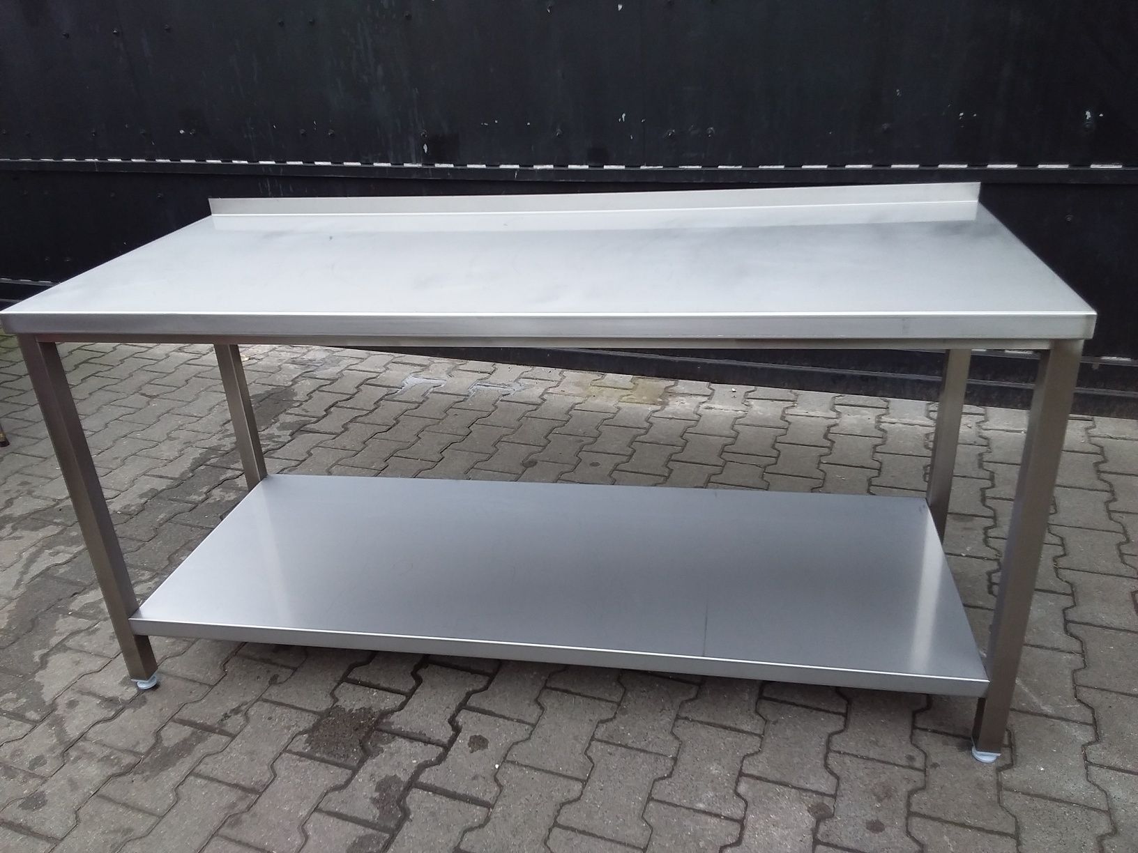 Stół gastronomiczny 70x160cm nierdzewny solidny spawany gruby wysyłka