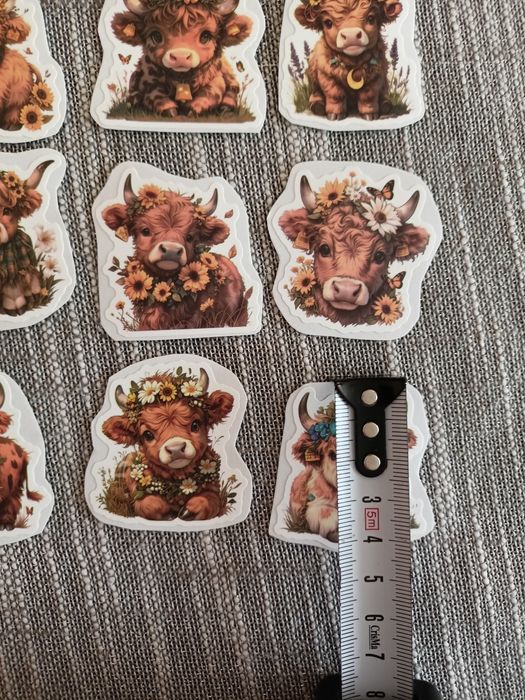Naklejki krowy - cena za całość