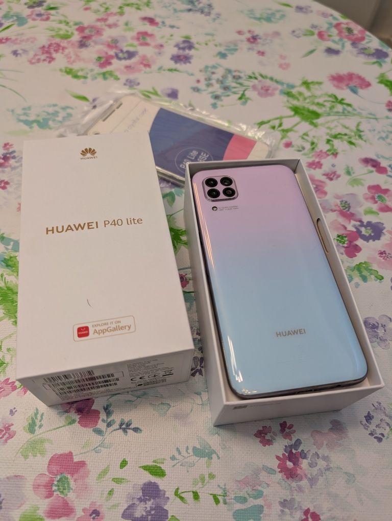 Telemóvel Smartphone Huawei P40 Lite Rosa como novo