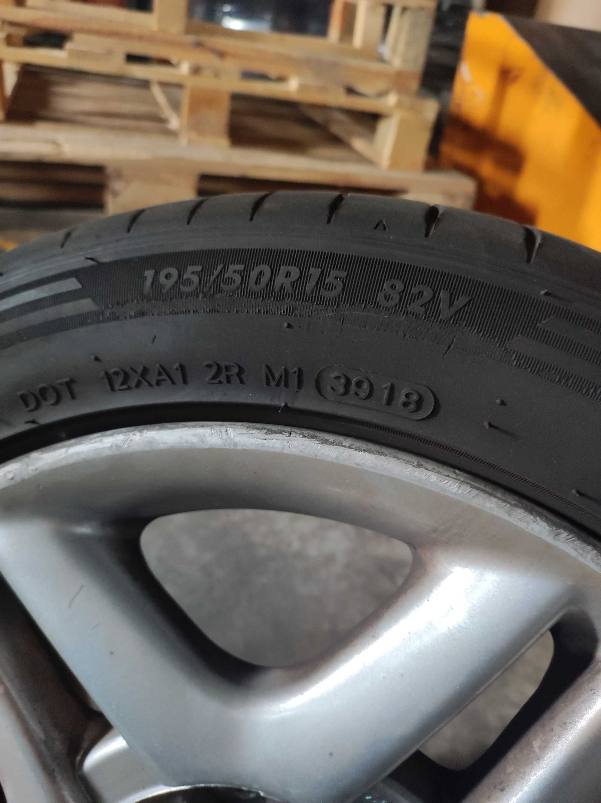 4 Jantes Alumínio 195/50 R15 com pneus novos