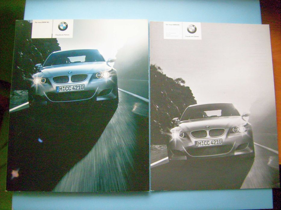 BMW M5 seria E60 M-Power 2004 / obszerny prospekt 76 stron, stan BDB