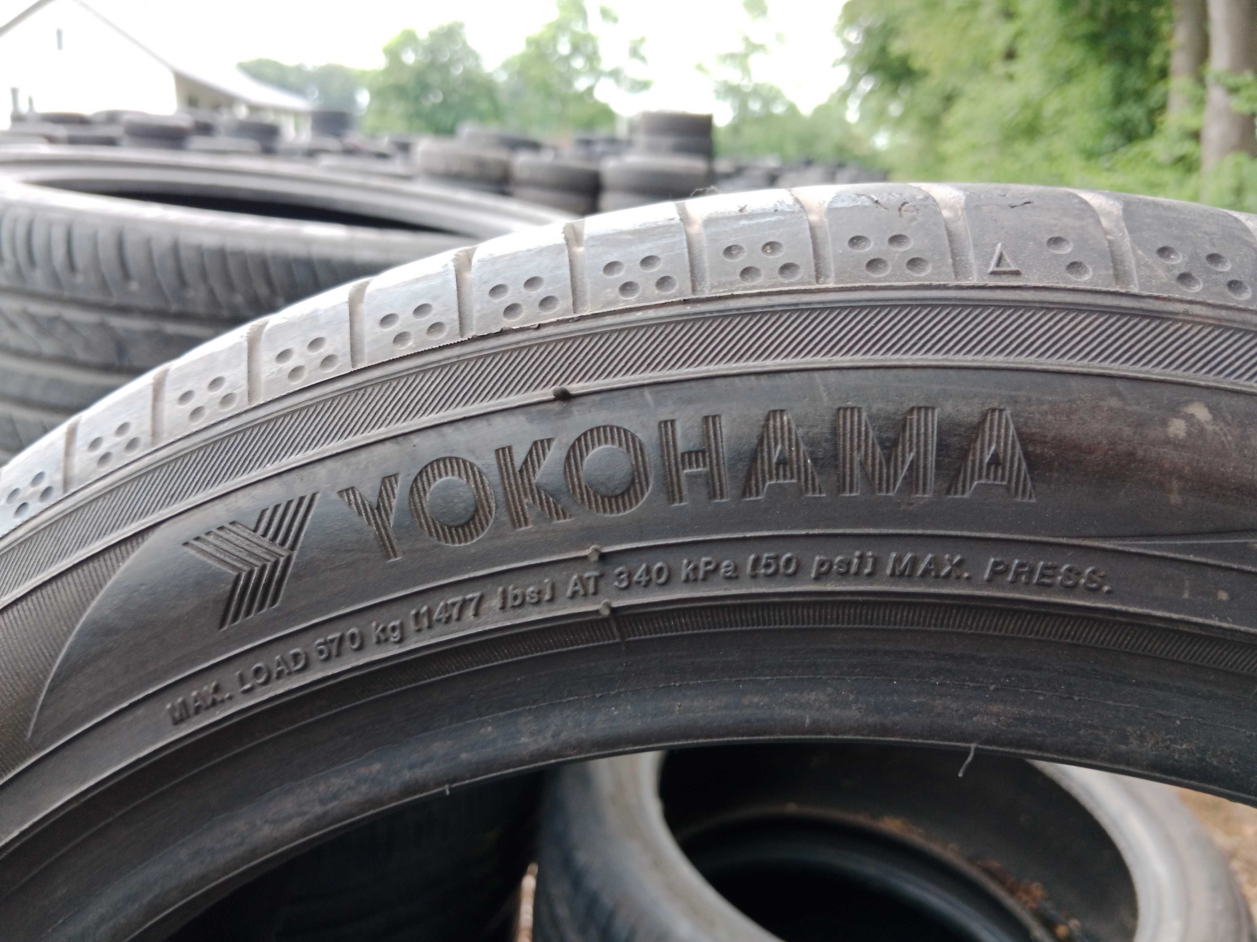 Opona używana letnia 225/45R17 Yokohama BluEarth -A AE50 1szt.