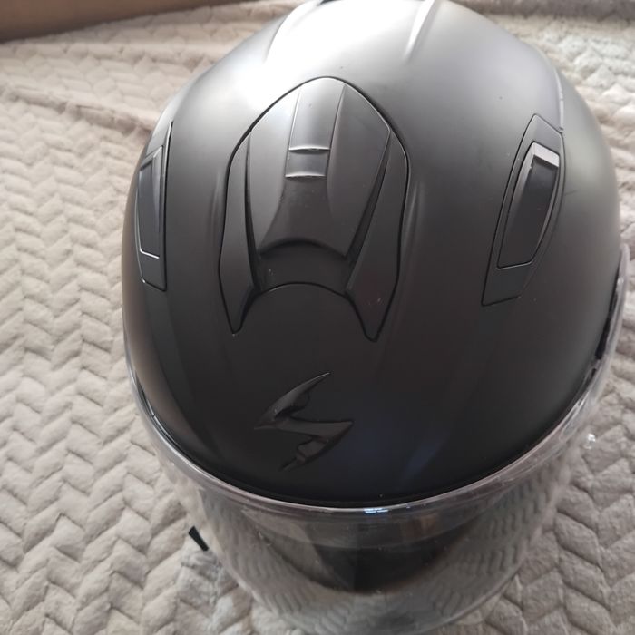 Kask motocyklowy skorpion z blendą