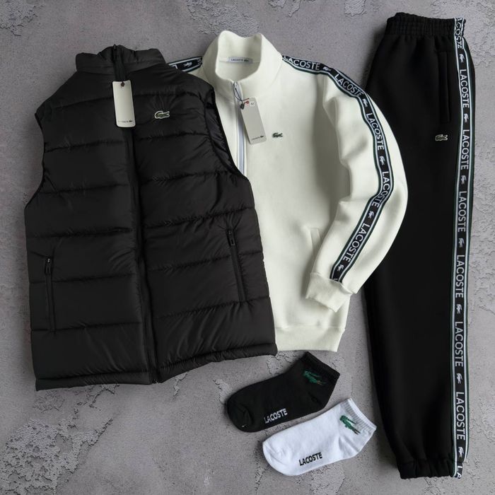 Чоловічий зимній спортивний костюм лакоста набір Lacoste [S-XXL]