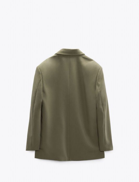 Блейзер піджак Zara, колір хакі