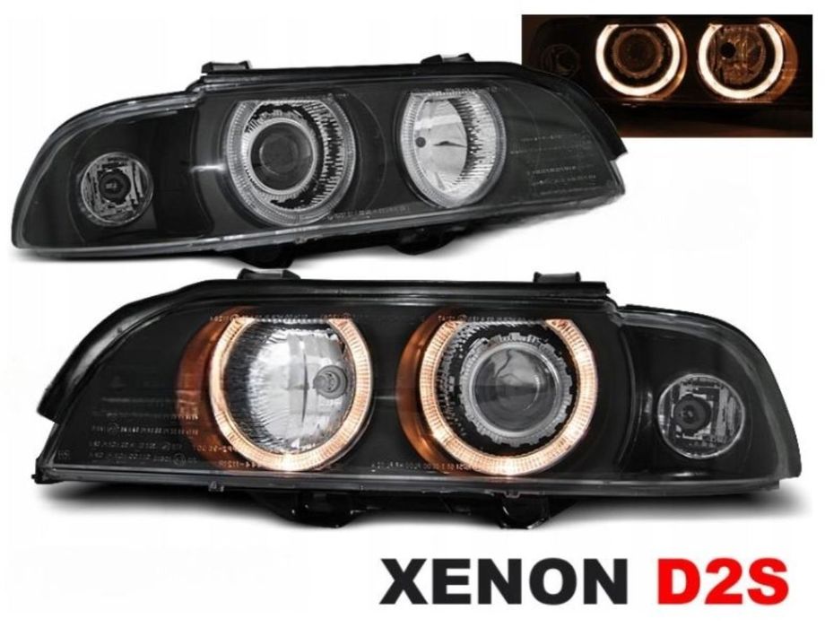 Stylowe LAMPY Reflektory XENON D2S do BMW E39 Od 1995 Do 2003 DEPO NOWE