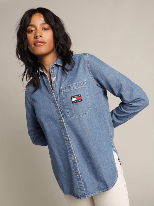 Нова джинсова рубашка жіноча від tommy hilfiger