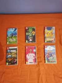 Conjunto jogos Nintendo switch (conjunto ou individual)