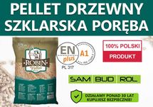 Pellet drzewny SZKLARSKA PORĘBA, certyfikat A1 ENplus, TRANSPORT