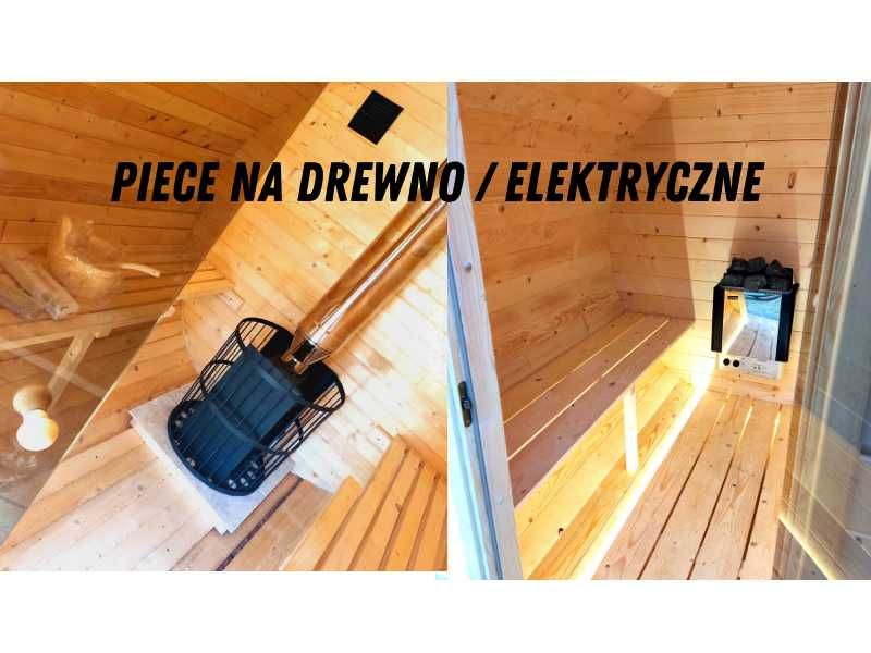 Sauna Ogrodowa 1,5x2 Samodzielny montaż BECZKA