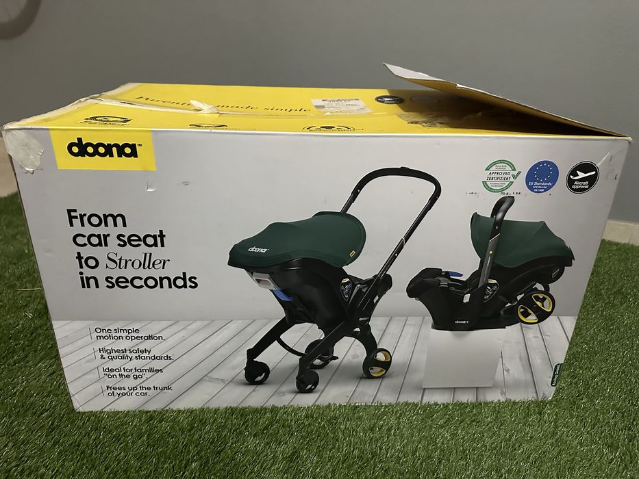 Doona Carrinho Bebé – Verde Escuro | Muito Bom Estado