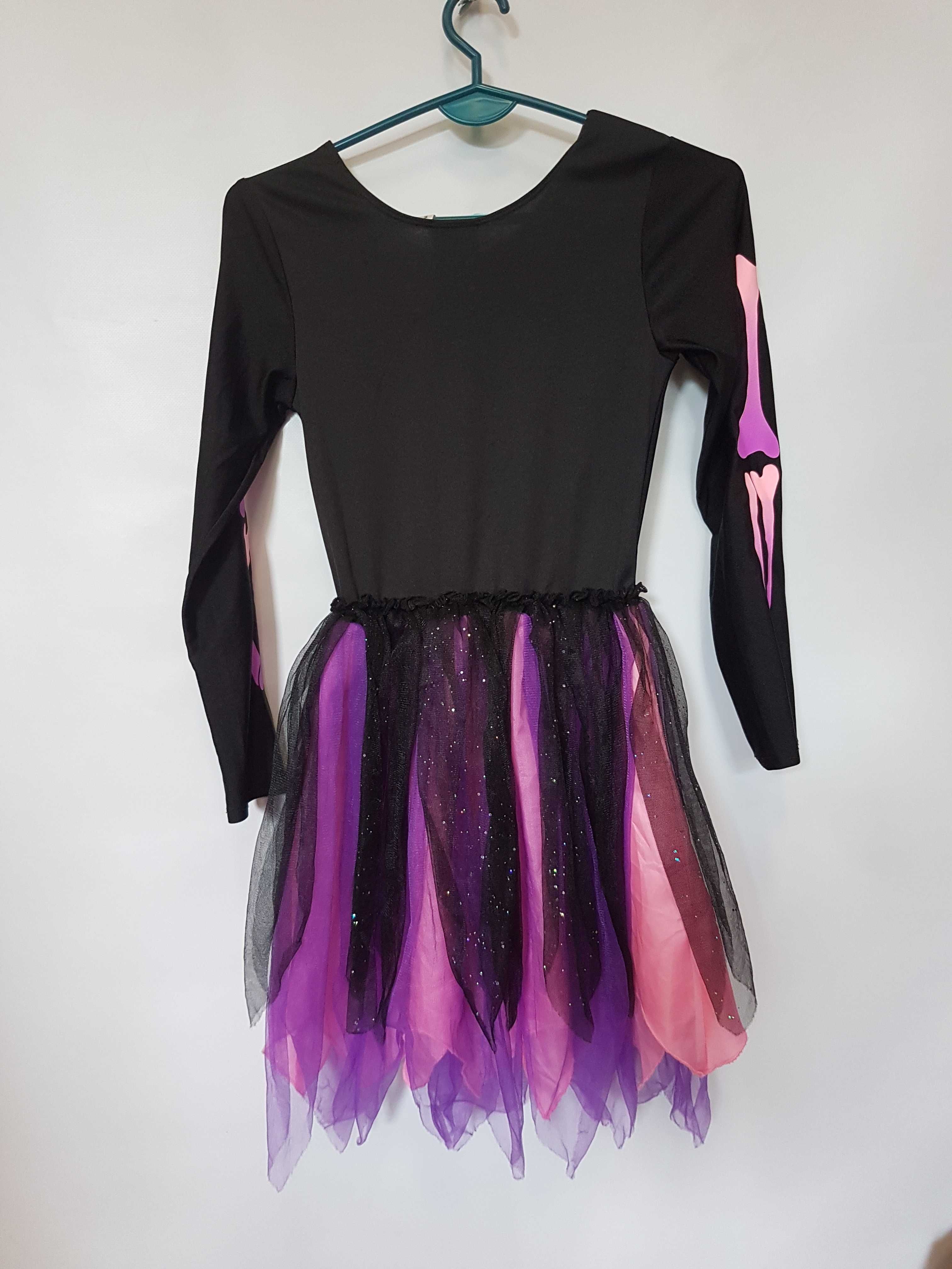 Sukienka przebranie czarownica wiedźma Coco H&M 134 140 cm. GH142