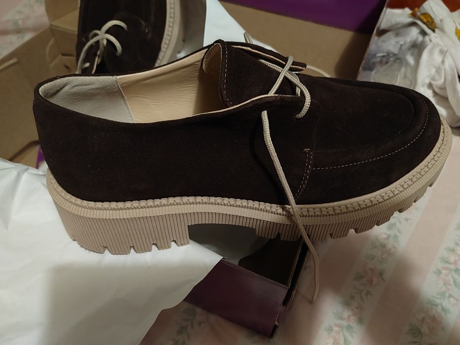 Броги натур замша