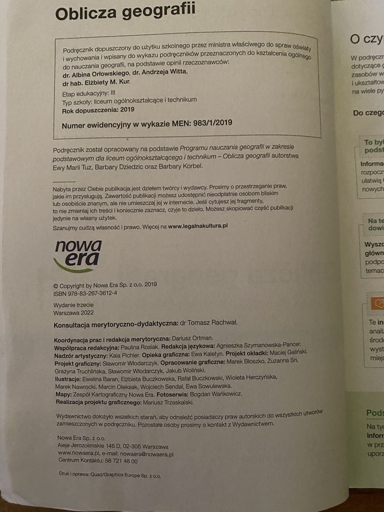 Geografia klasa 1 liceum i technikum