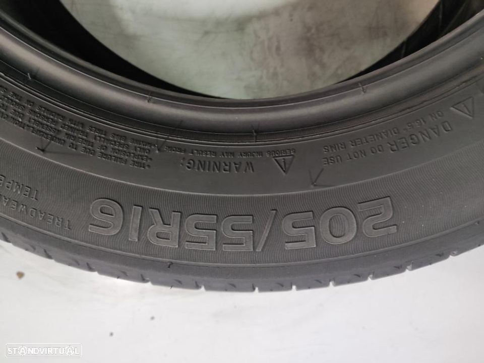2 pneus semi novos 205-55r16 michelin - oferta dos portes
