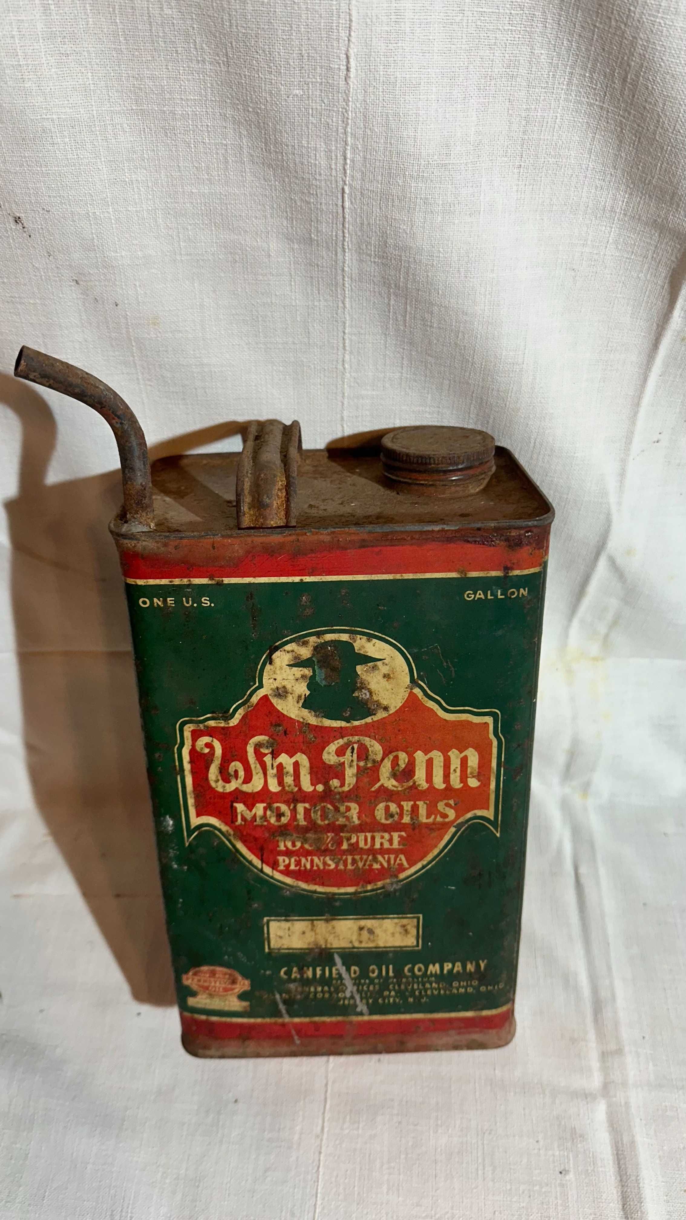 Lata oil William Penn Vintage