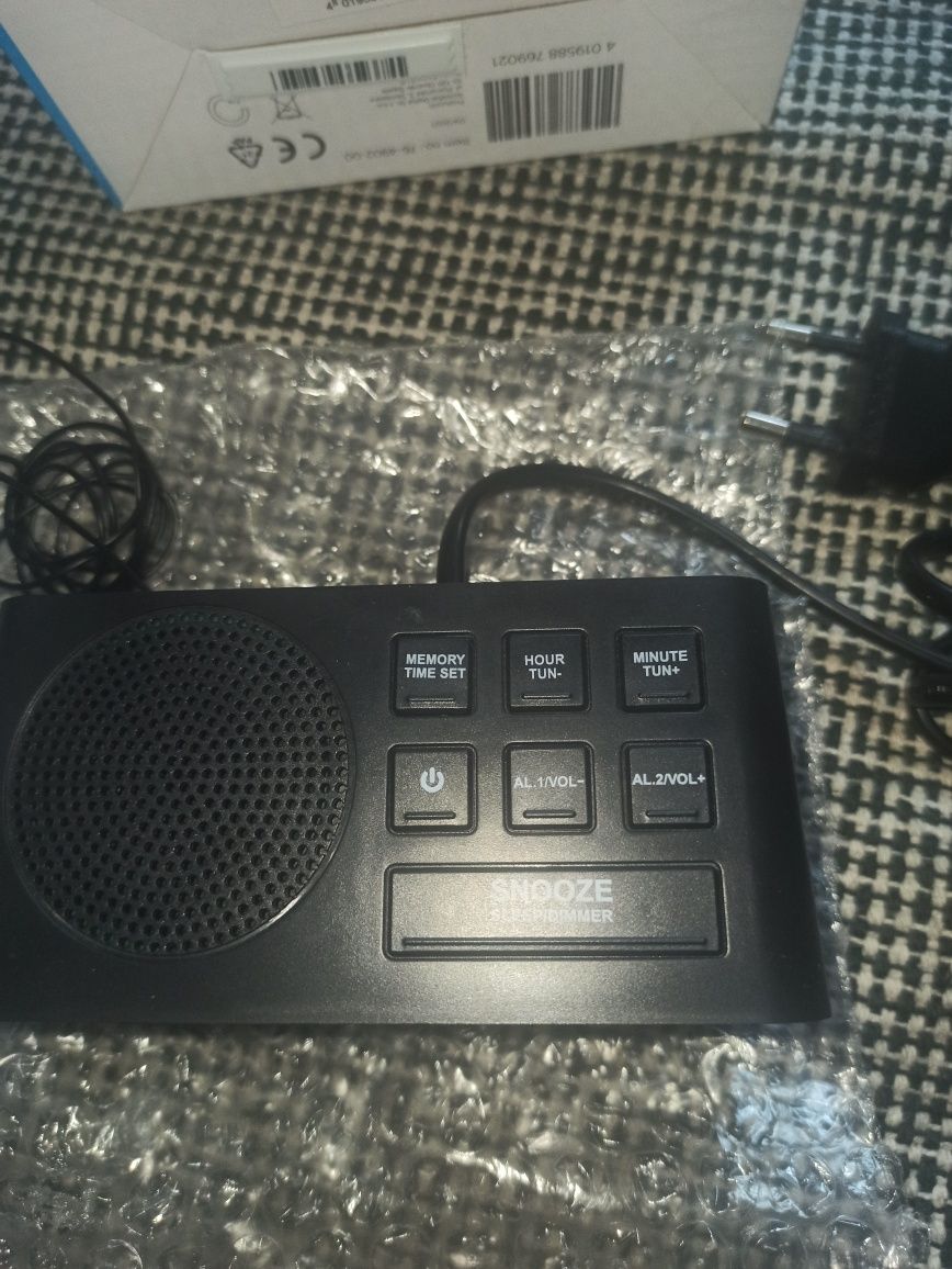 Radio budzik zegarek 3w1