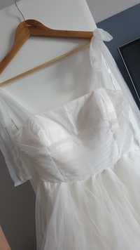 Suknia ślubna Orsay tiul boho kremowa